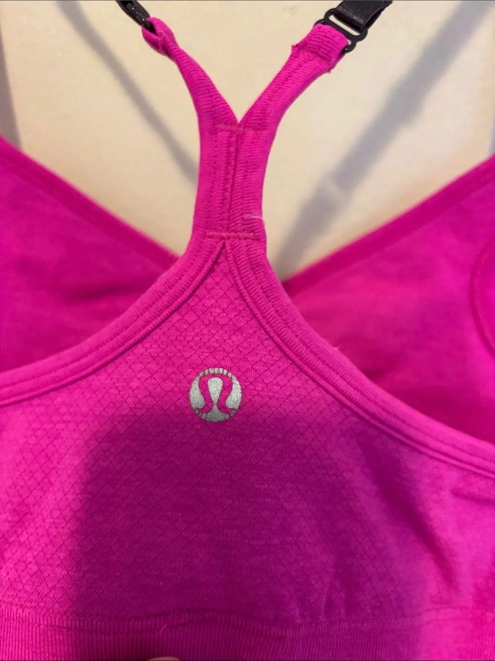lululemon athletica Magenta Lightweight Seamless Sports Bralette